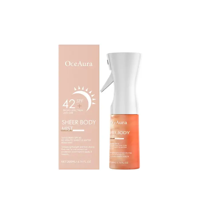 Spray de protection solaire pour le visage, forte hydratant, défense UV, bloc solaire longue durée, 