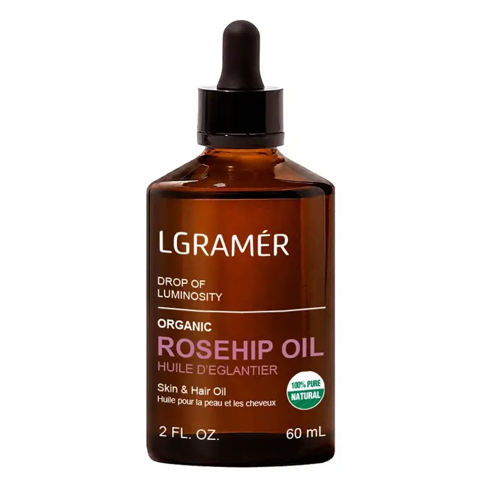 Ensemble d'huiles biologiques pressées à froid d'argan, de rose musquée et de jojoba, huile réparatr