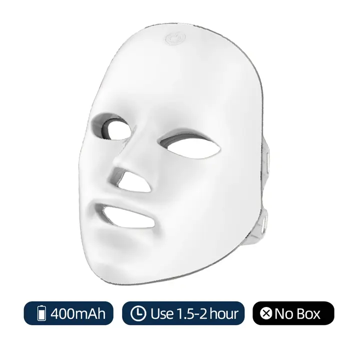 7 couleurs Photon visage masque LED lumière rouge Anti-rides rajeunissement soins de la peau LED mas