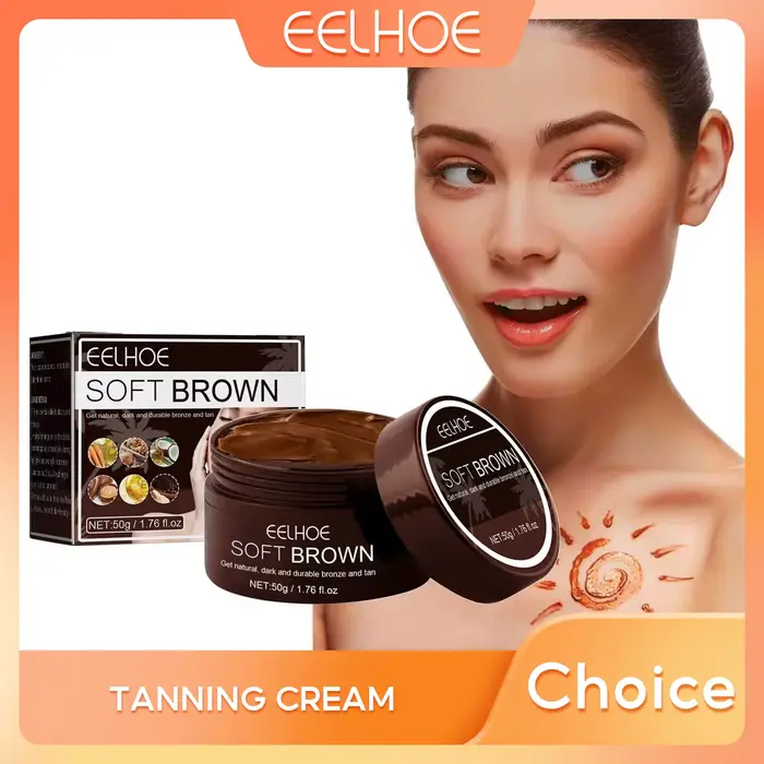 Crème autobronzante pour le corps, crème bronzante pour le visage, crème d'accélérateur de bronzage,