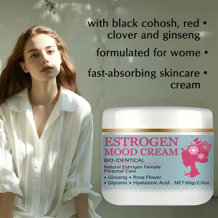 Crème bio-homologue à l'œstrogène