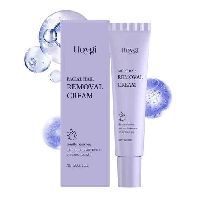 Crème dépilatoire pour le visage, dépilateur doux et indolore, protège les pores contre le blocage, 