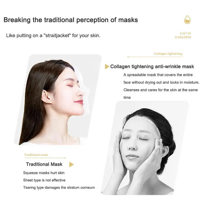 Kit de masque en poudre lyophilisée pour le visage