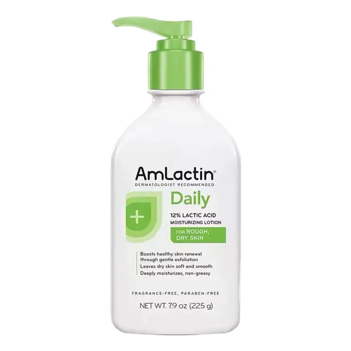 Crème hydratante réparatrice pour le corps AmLactin 225g – Soulage l'ichthyose, la sécheresse, les d
