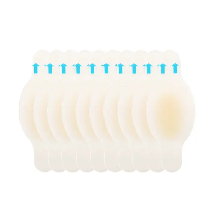 Bandages adhésifs en gel hydrocolloïdal pour pédicure, bandage pour ampoules au talon, coussinets de