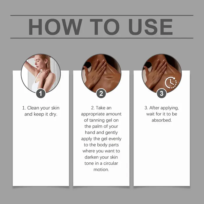 Gel Bronzant Instantané Mousse Autobronzante Hydratante Éclat Naturel Effet Soleil Couleur Modulable Nourrissant Hydratant 250ml