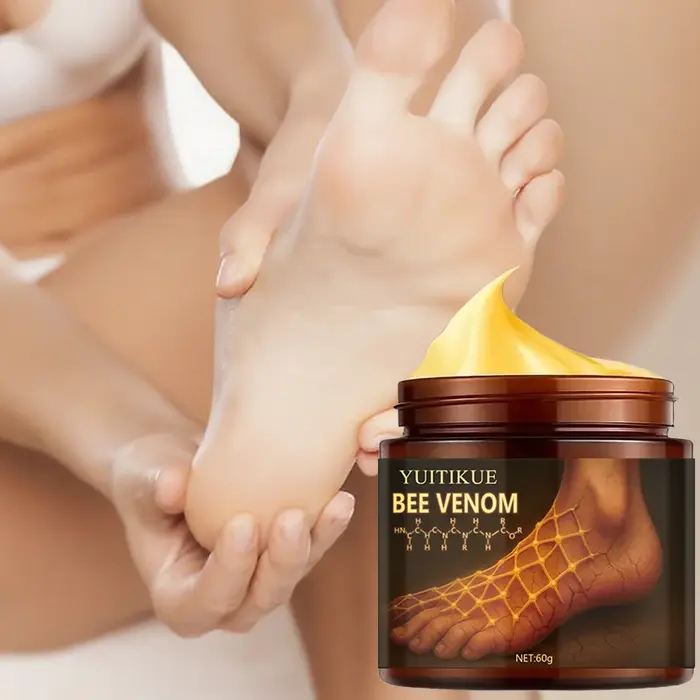 Crème pour les pieds au venin d'abeille