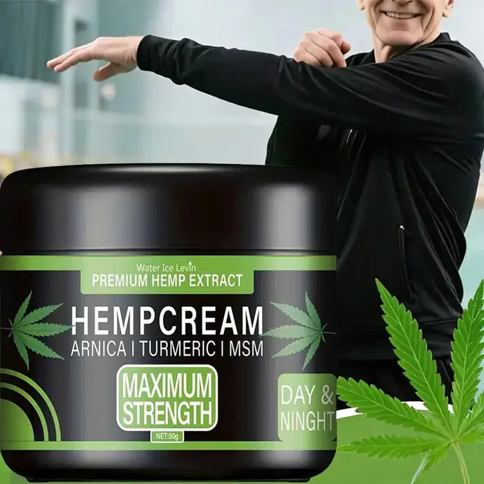 Crème d'extrait de chanvre premium à l'arnica
