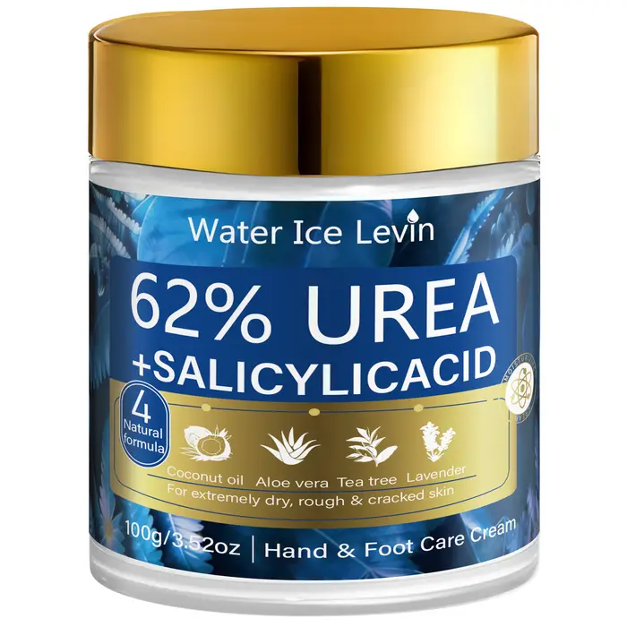 Crème pour les pieds 100g 62% d'urée, exfoliant à l'acide salicylique, réparation des talons craquel