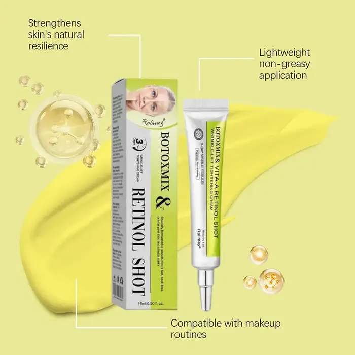 Crème raffermissante au rétinol antioxydant pour le visage et les yeux