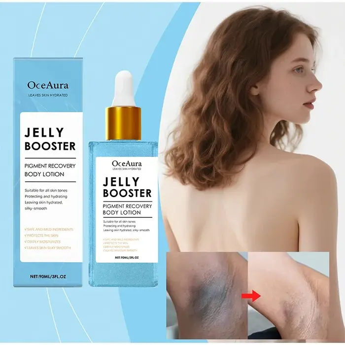 Lotion pour le corps de récupération de pigments de rehausseur de gelée sérum éclaircissant de Niacinamide