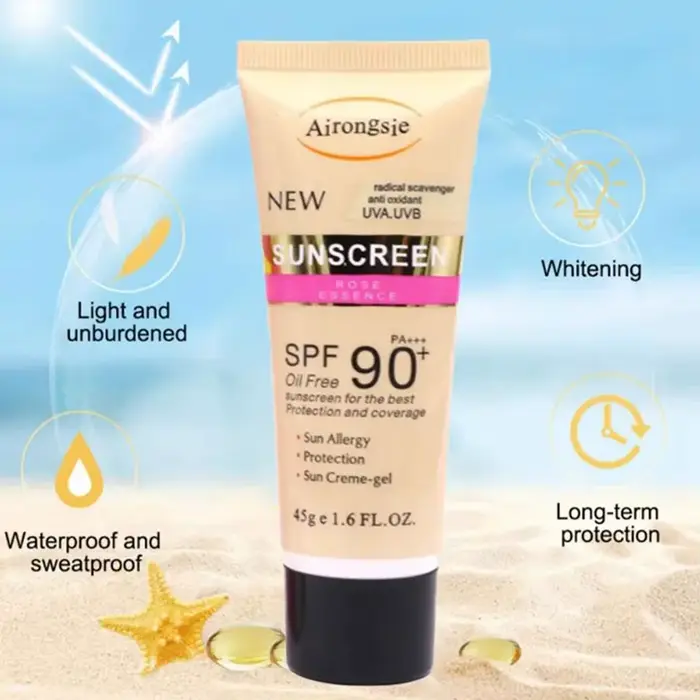 Crème solaire visage corps