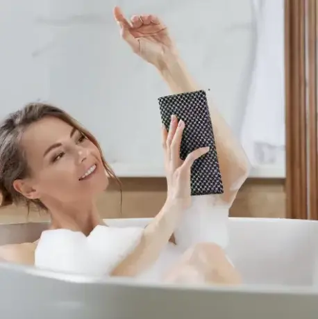 Serviette exfoliante pour le corps