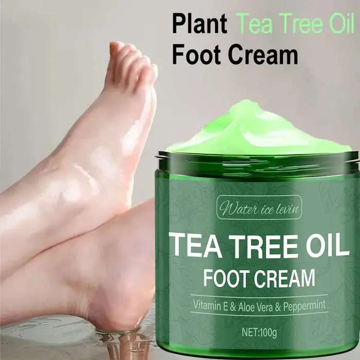 Crème pour les pieds à l'huile d'arbre à thé