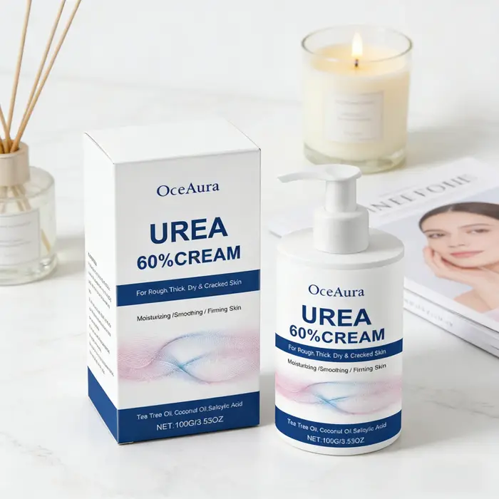 Crème pour les pieds à l'urée OceAura 60% hydratante longue durée