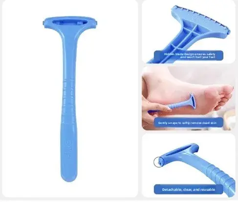 Couteau pour gratter les pieds, couteau de soins des pieds pour enlever les peaux mortes, couteau de