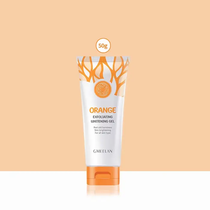 Gel exfoliant à l'orange, éliminateur de taches mortes, éclaircissant, gommage réparateur doux, blan