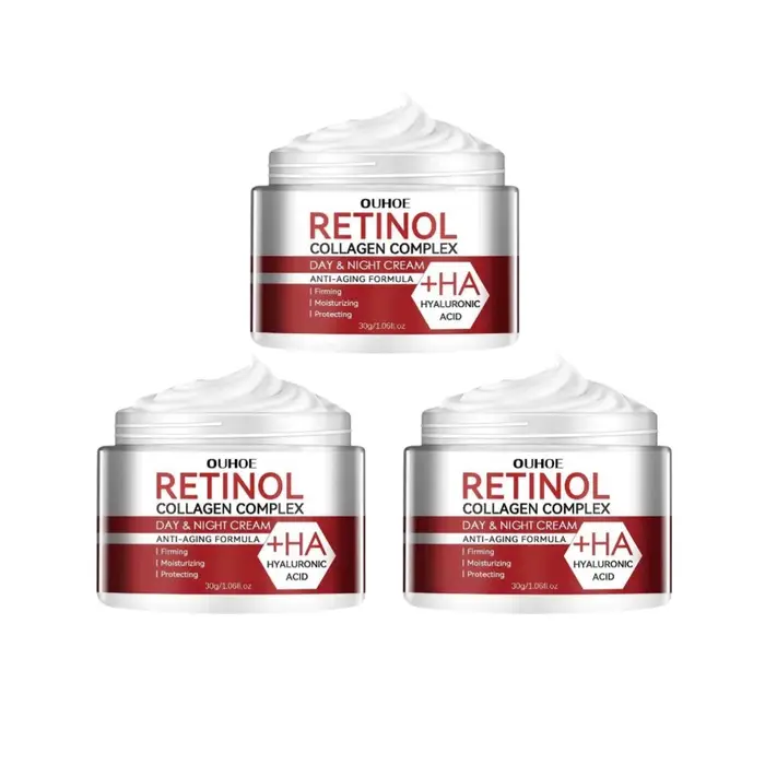 Crème hydratante anti-rides pour le visage au rétinol