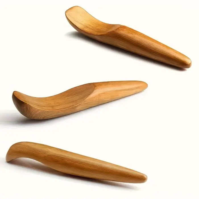 1 bâton de massage en bois portable