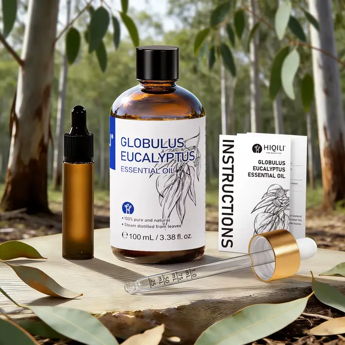 HIQILI Huile essentielle d'eucalyptus 100 ml