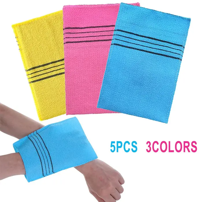 Serviettes de douche extensibles pour adultes