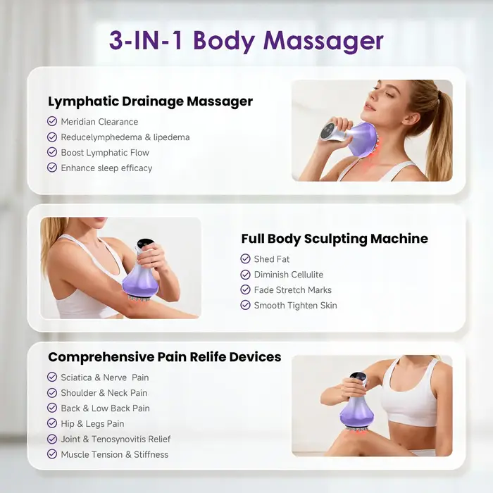 Masseur sculptant le corps 4 en 1