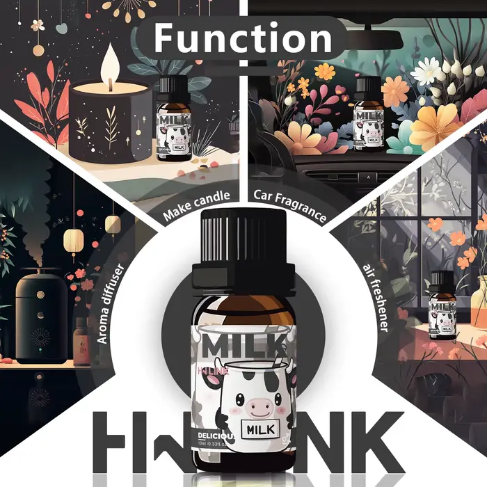 Huiles essentielles au lait 10 ml