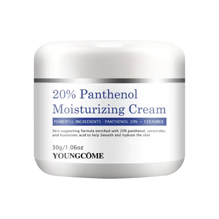Crème hydratante | Crème hydratante quotidienne pour le visage à 20% de panthénol et de céramide a