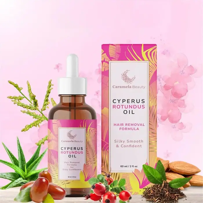 Huile de Cyperus Rotundus 60 ml - Formule douce pour les soins après épilation