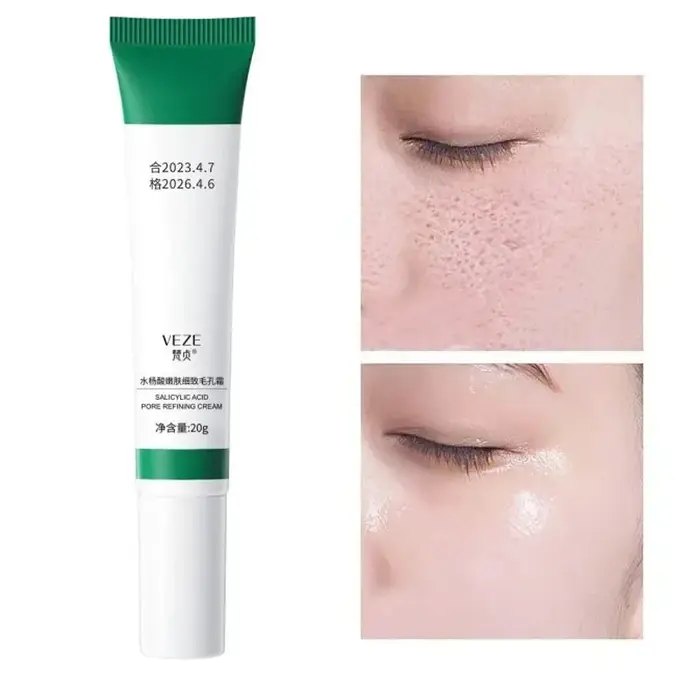 Crème Réductrice de Pores à l'Acide Salicylique