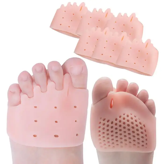 Coussinets séparateurs en silicone pour pieds