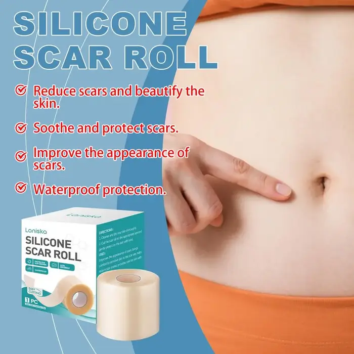 Rouleau hydrocolloïde de Patch de cicatrice de Silicone pour le soin des plaies pansements