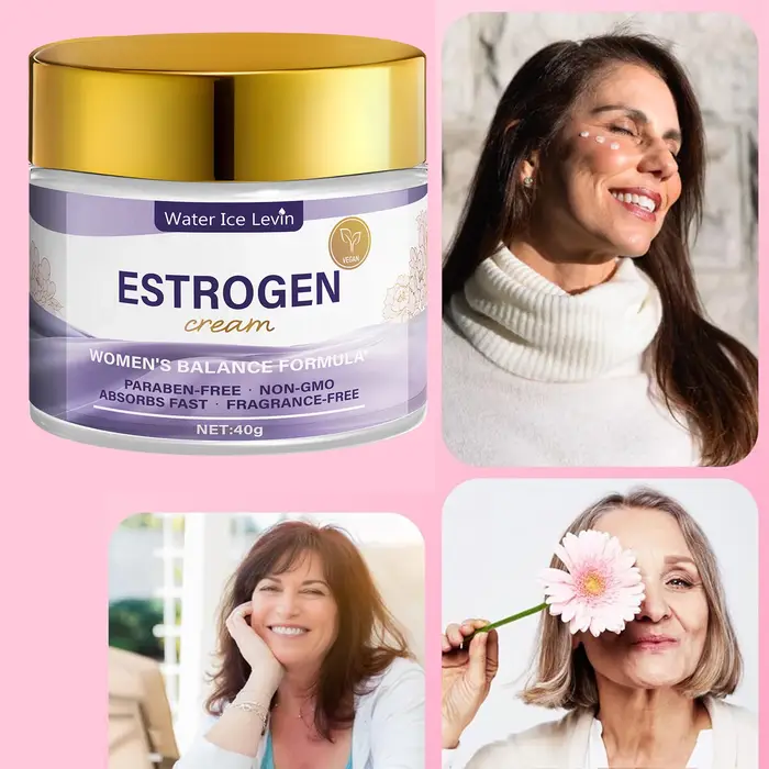 Crème à l'estrogène au venin d'abeille et à la vitamine E - Formule hydratante et nourrissante pour une peau plus douce et sûre