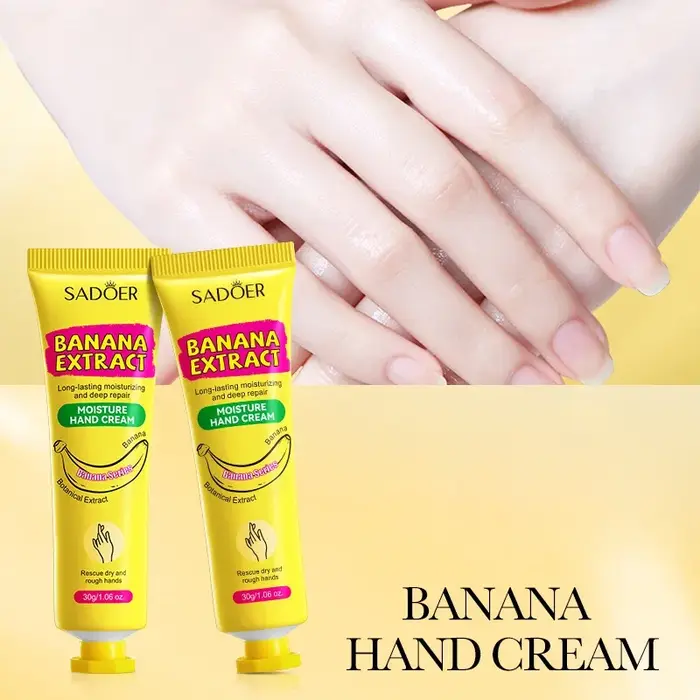 Crème pour les mains à la banane Sadoer