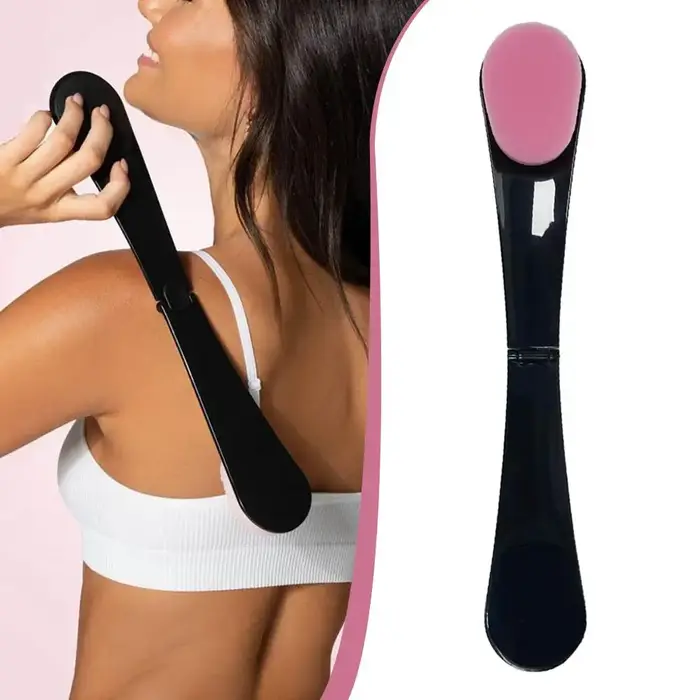 Bâton applicateur pour auto-crème solaire et bronzage du dos