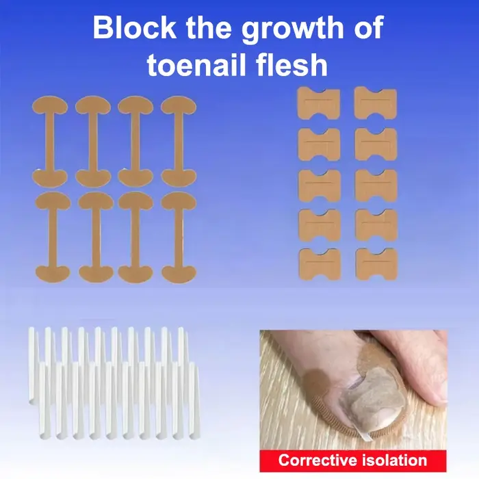 Correcteur professionnel des ongles incarnés – Autocollants de soin des pieds pour la protection