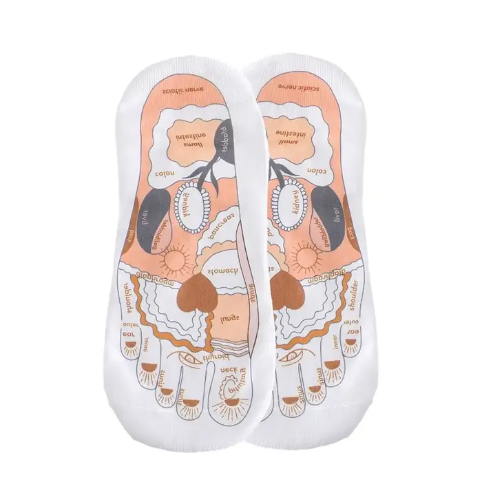 Outil de massage des points de pression, Chaussettes de réflexologie, Bâton de massage, Masseur tria