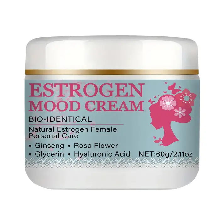 Crème bio-homologue à l'œstrogène - Crème de soin émotionnel pour femmes - Contient 60 g d'œstrogène