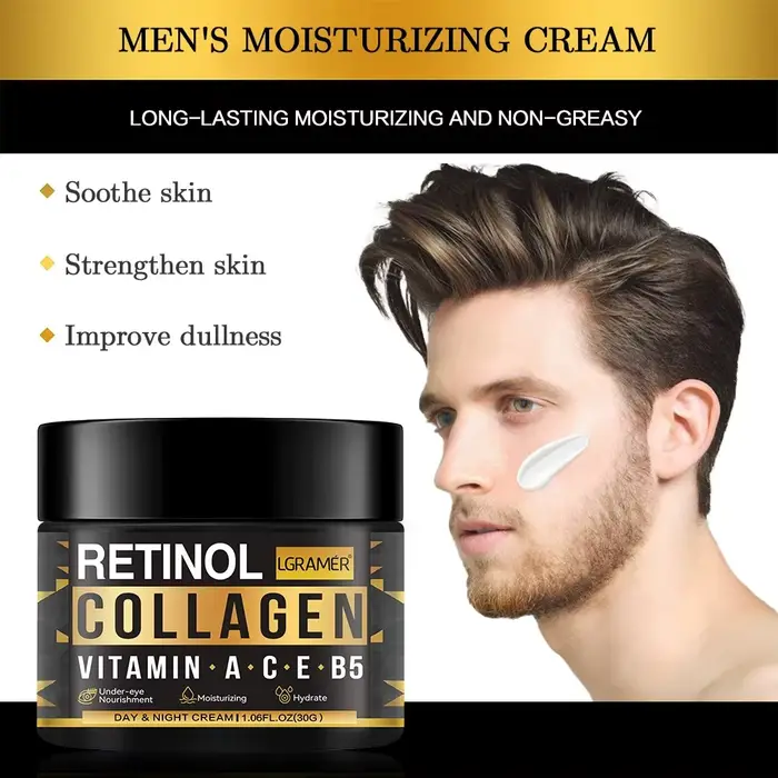 Crème au rétinol et au collagène