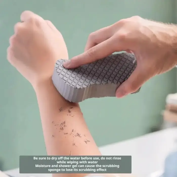 Éponge exfoliante - Éponge de bain douce pour le corps