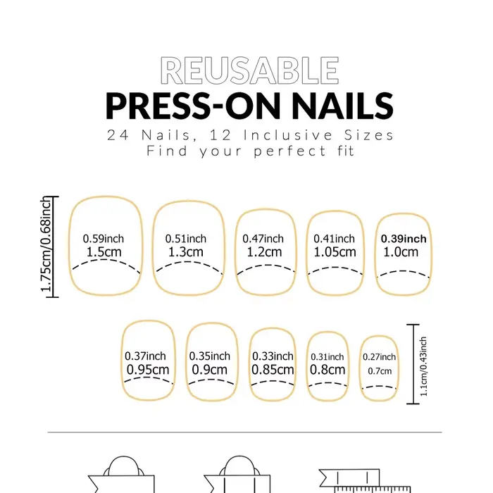 Faux ongles carrés noirs moyens, adaptés aux filles et aux femmes, cadeau et N64.Supplies & Wholesal