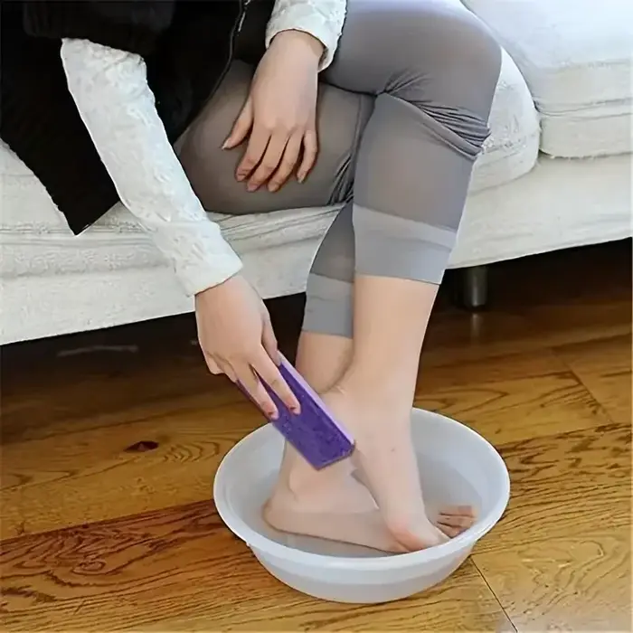Pierre ponce pour gommage des pieds, lime pour les pieds, dissolvant de callosités et de peaux morte