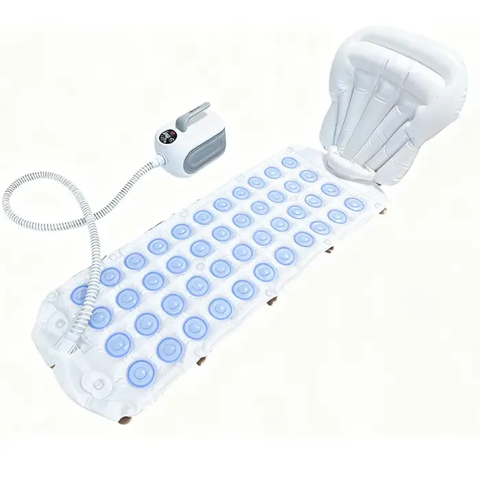 Tapis de massage pour baignoire, bain à bulles, spa beauté avec télécommande et oreiller gonflable,