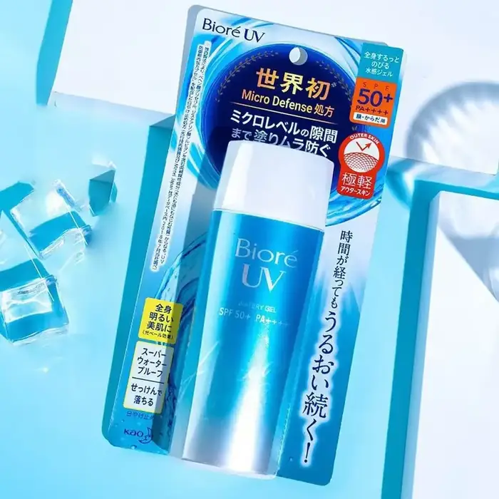 Crème Solaire Spf50 en Gel Imperméable de 90 ou 50ml, Produit Cosmétique pour les Soins de la Peau,
