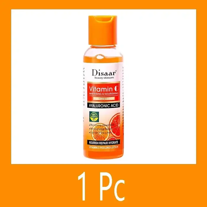 Huile de Lotion peeling jaune 100% bio, exfoliante pour la peau foncée, nourrissante, acide hyaluron