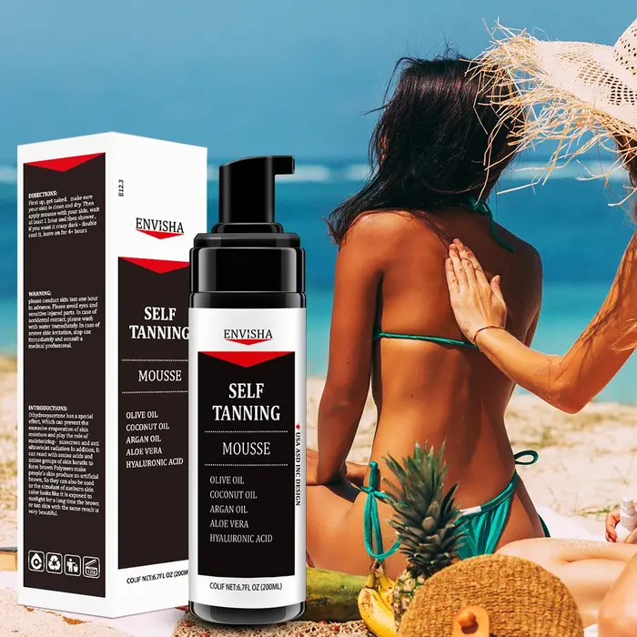 Spray mousse autobronzant pour le corps