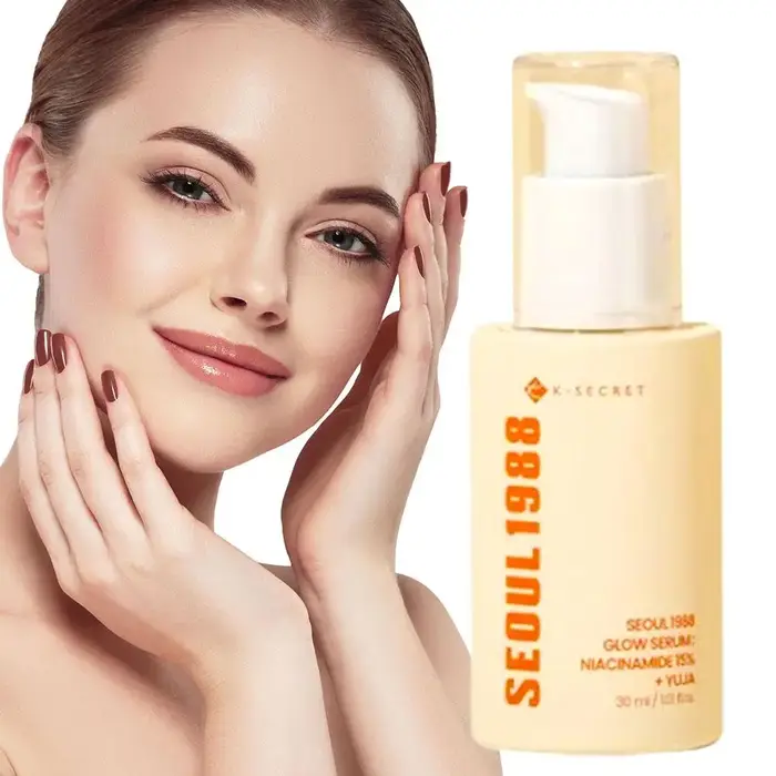 Sérum Visage Fermenté au Pamplemousse et au Riz SEOUL 1988 Hydratation Intense Anti-Rides Resserre les Pores Soin Réparateur de la Barrière Cutanée 30ML