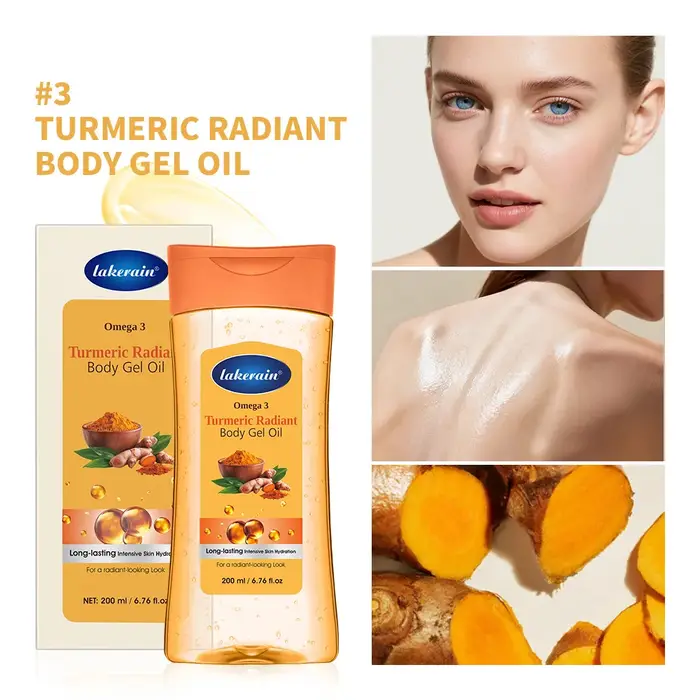Huile Corporelle Éclat au Curcuma 200ml
