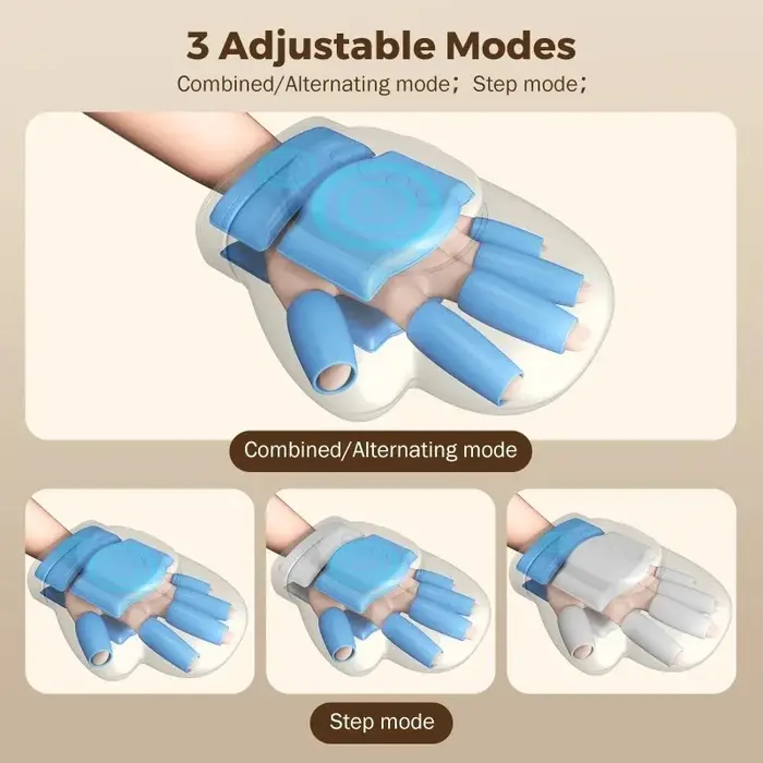 Masseur de mains avec compression par airbag