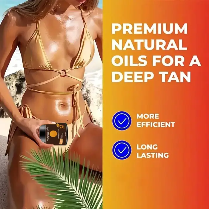 Gel bronzant naturel sans traces - Ingrédients naturels